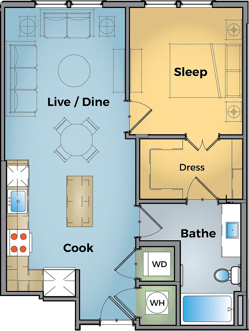 Floor plan A13