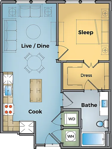 Floor plan A13