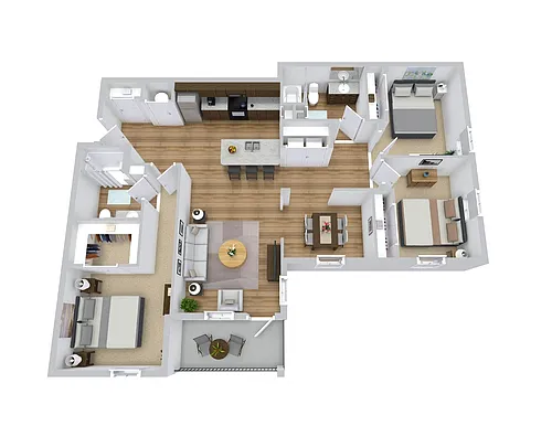 Floor plan 3 Bedroom