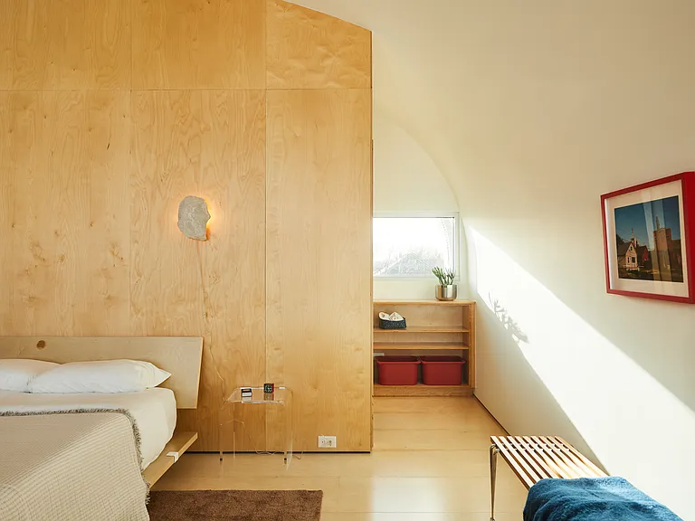 Primary bedroom - queen bed and bath attached