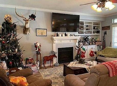 Living Room for Christmas 