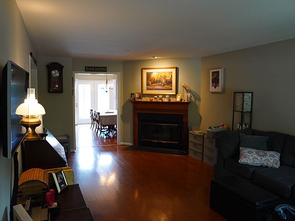 Enter front door into your large living room