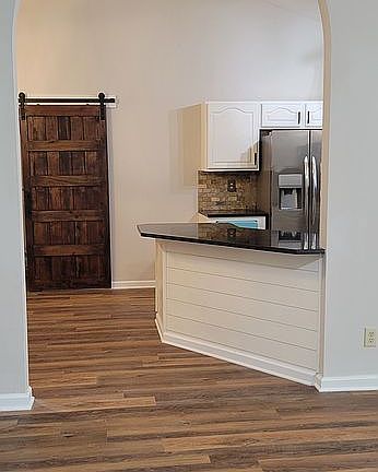 Kitchen from living area