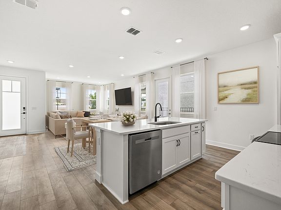 Open Concept Kitchen and Living Space