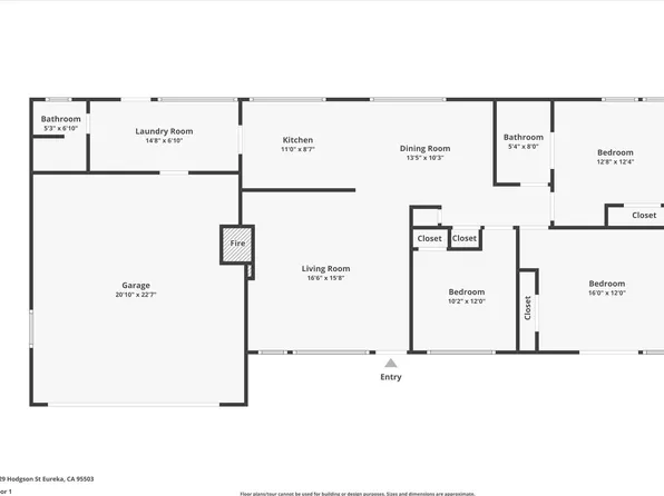 1329 Hodgson St, Eureka, CA 95503