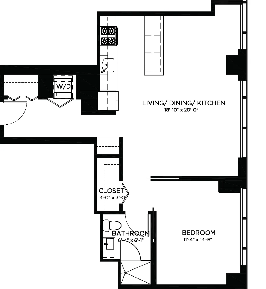 Floor plan 1H