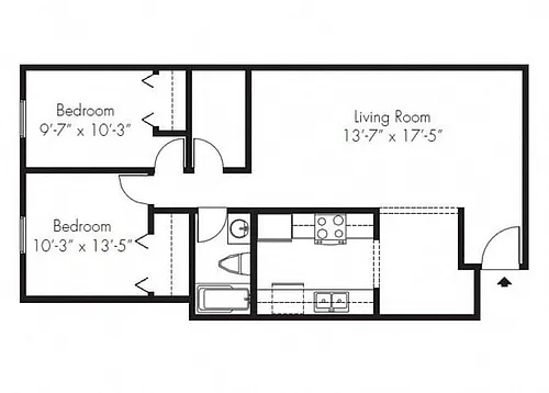 Floor plan 2X1 900