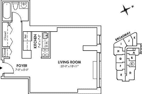 2nd image of 2000 Broadway APT 6C