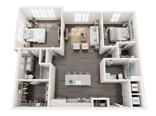 Floor plan Soco