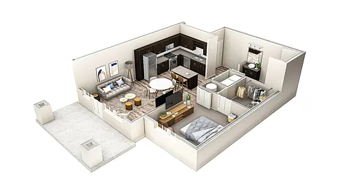 Floor plan 1HO