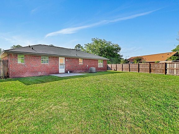 Good size yard with fenced