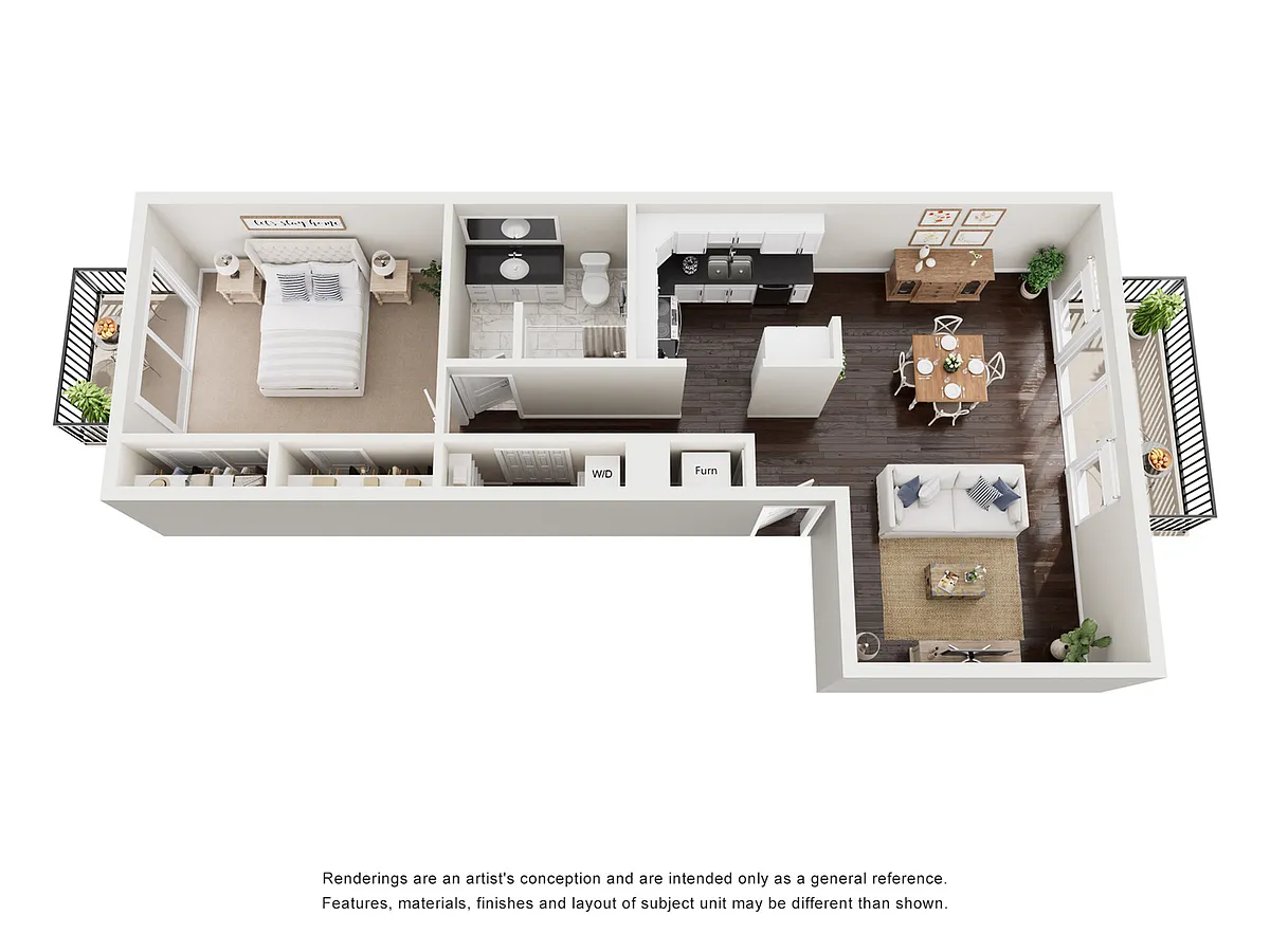 Floor plan 1X1