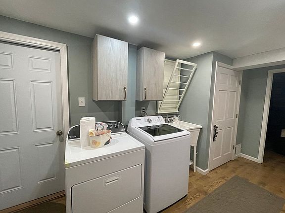 Renovated laundry room with 