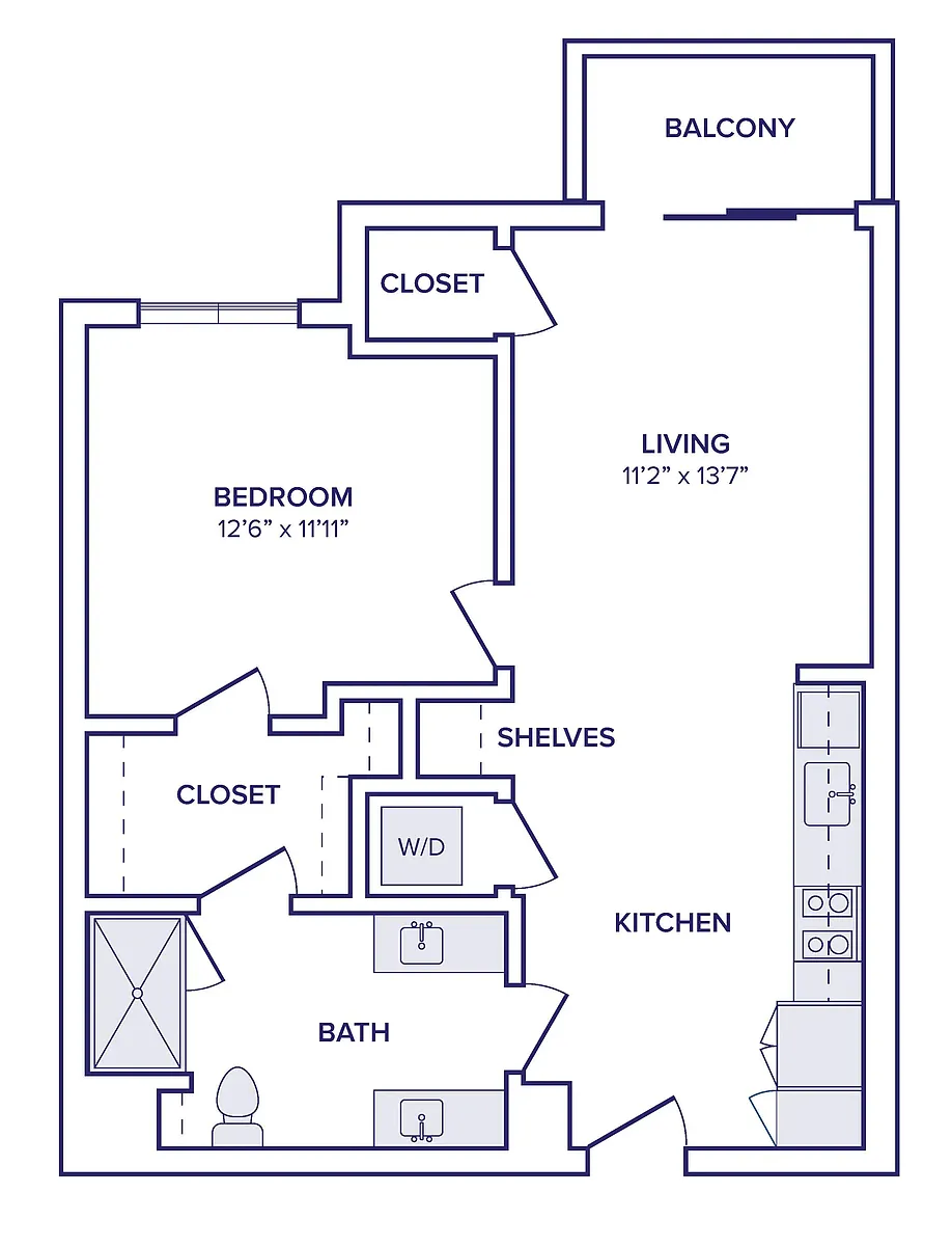 Floor plan A03 - North Tower