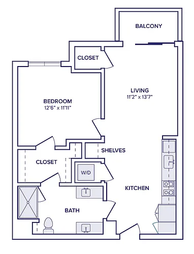 Floor plan A03 - North Tower