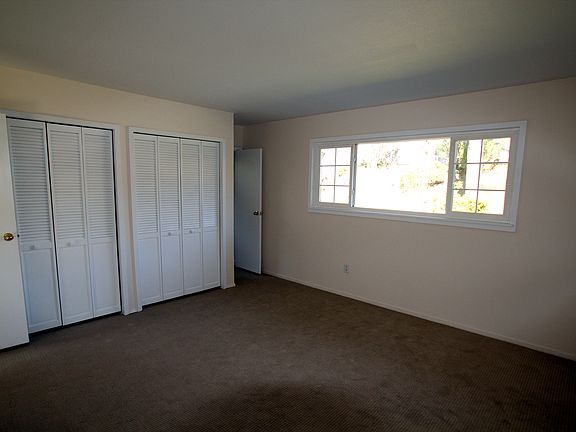 master bedroom with double closets