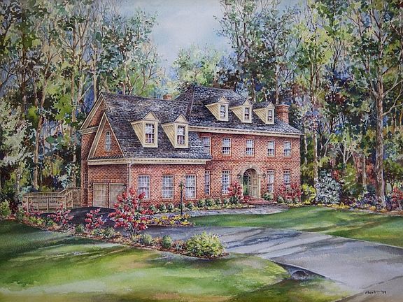 Main Front- Water Color Painting