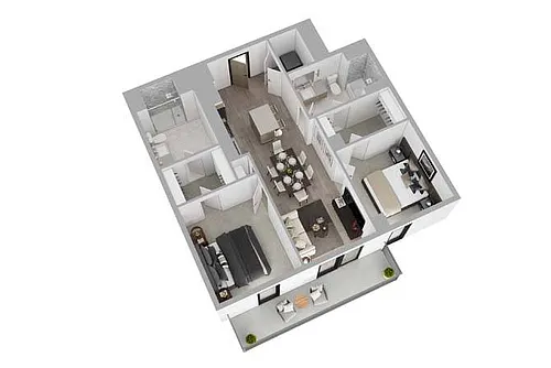 Floor plan 2B10