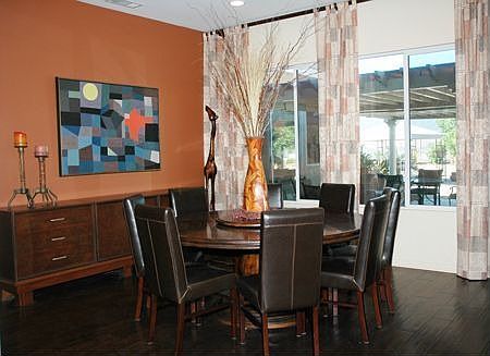 Dining room with view