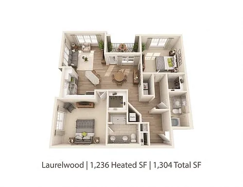 Floor plan Laurelwood