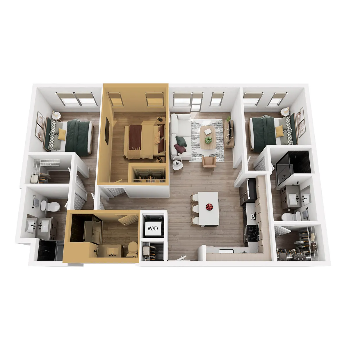 Floor plan C1B