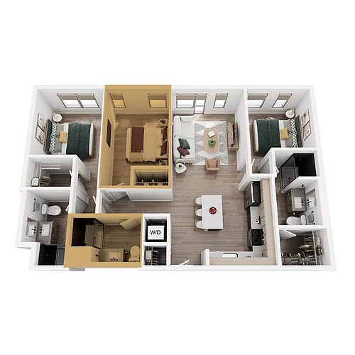 Floor plan C1B