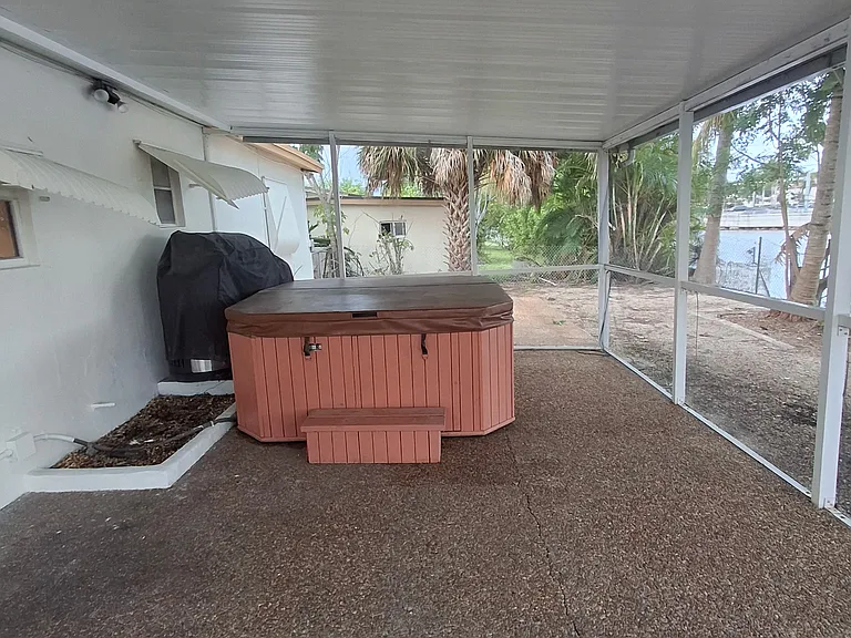 Backyard porch