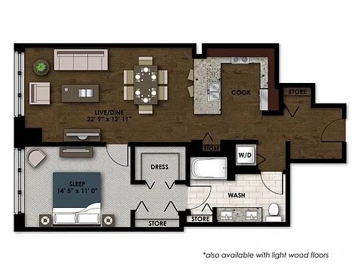 Floor plan A510