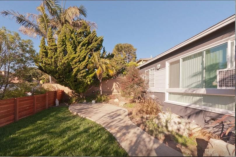 Front enclosed garden.