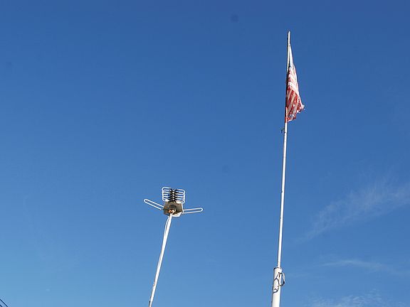 Antenna & flag pole