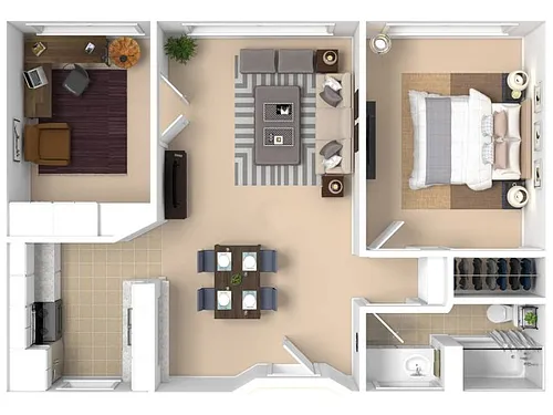 Floor plan Plan D