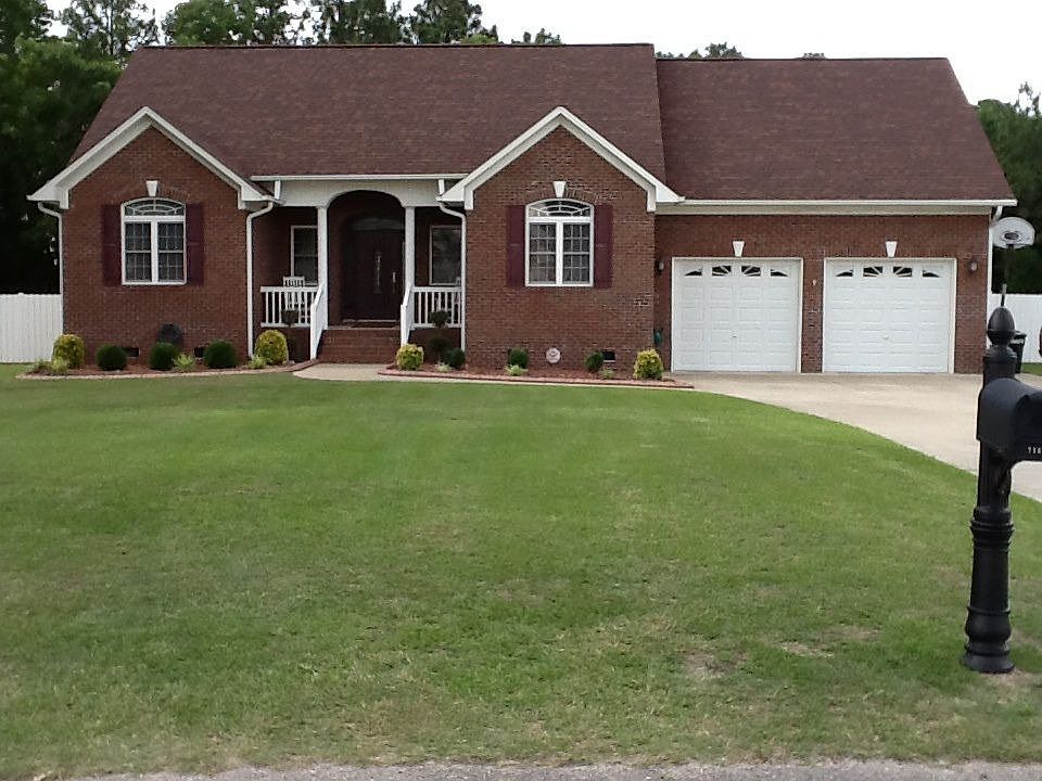 Large front yard 