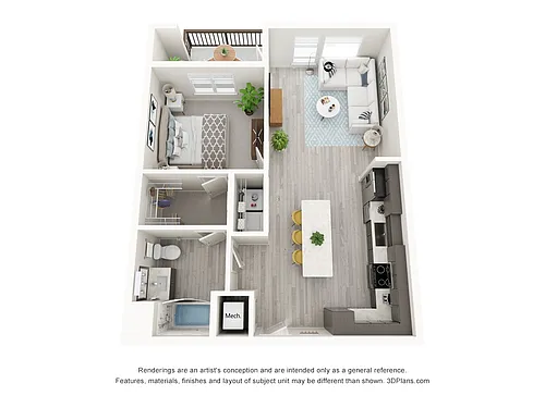 Floor plan A1B