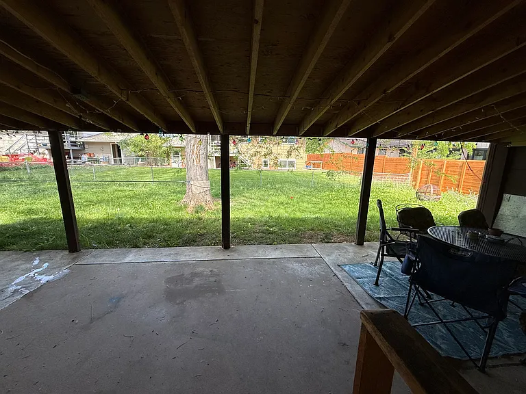 Back yard patio