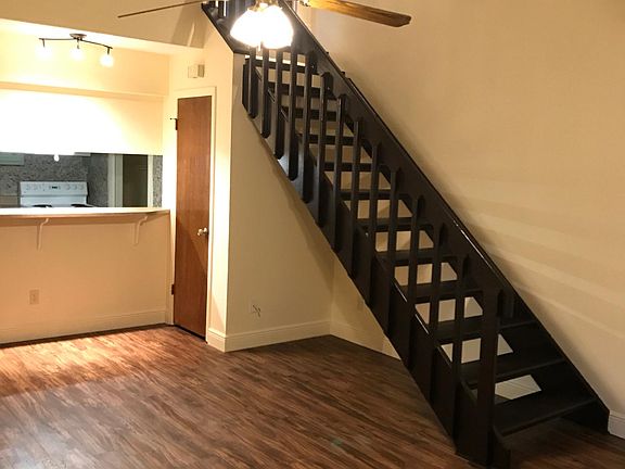 Living and dining room with breakfast bar