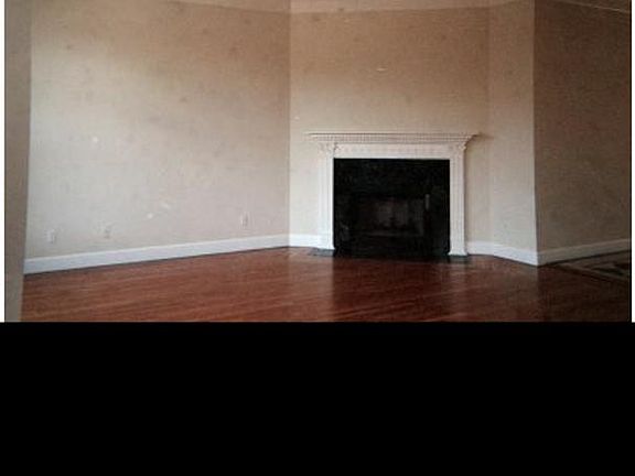 Living room fireplace.