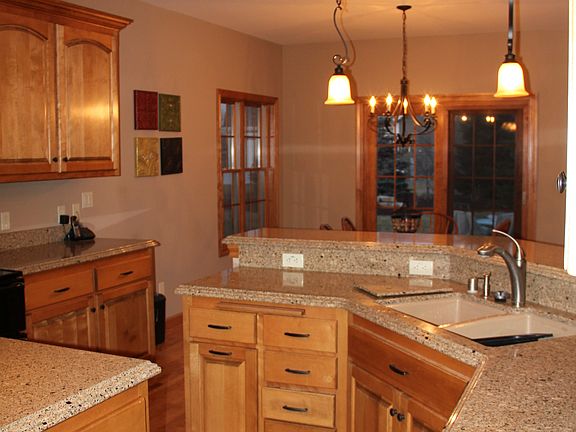 Birch Cabinets/Wood Floors