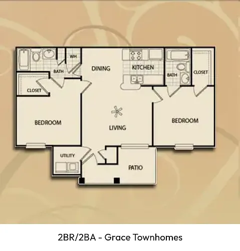 Floor plan 2bdr