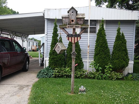 Front of Mobile Home