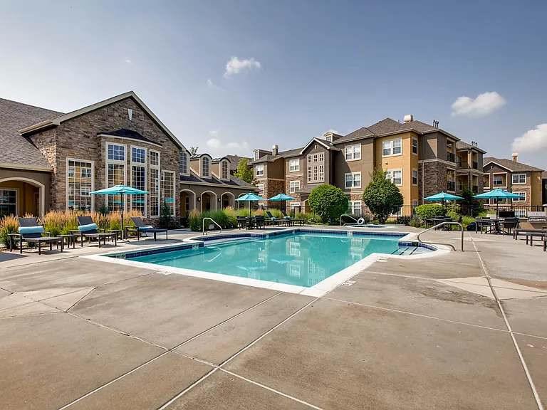 Cool off with a refreshing swim steps from home.