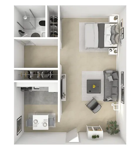 Floor plan Studio