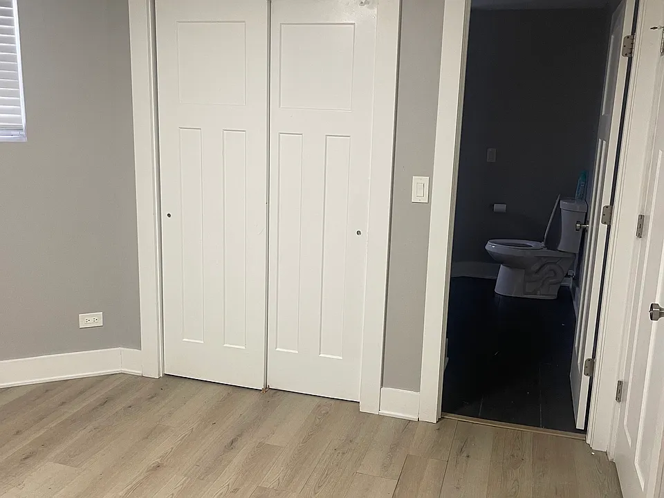 Private bedroom second closet and entry to private bathroom