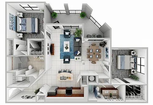 Floor plan Royal Palm