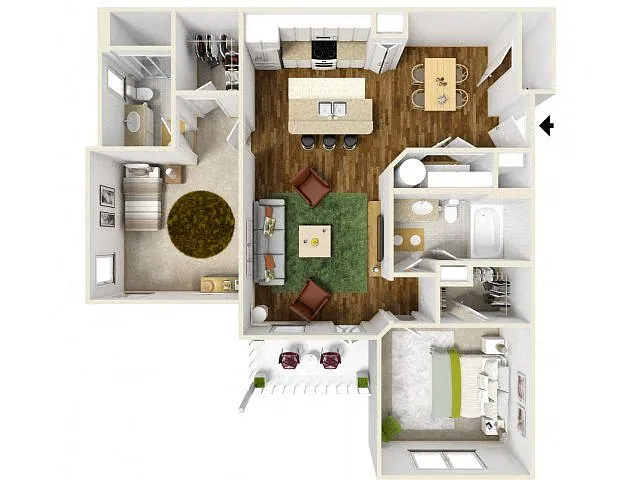 Floor plan B3