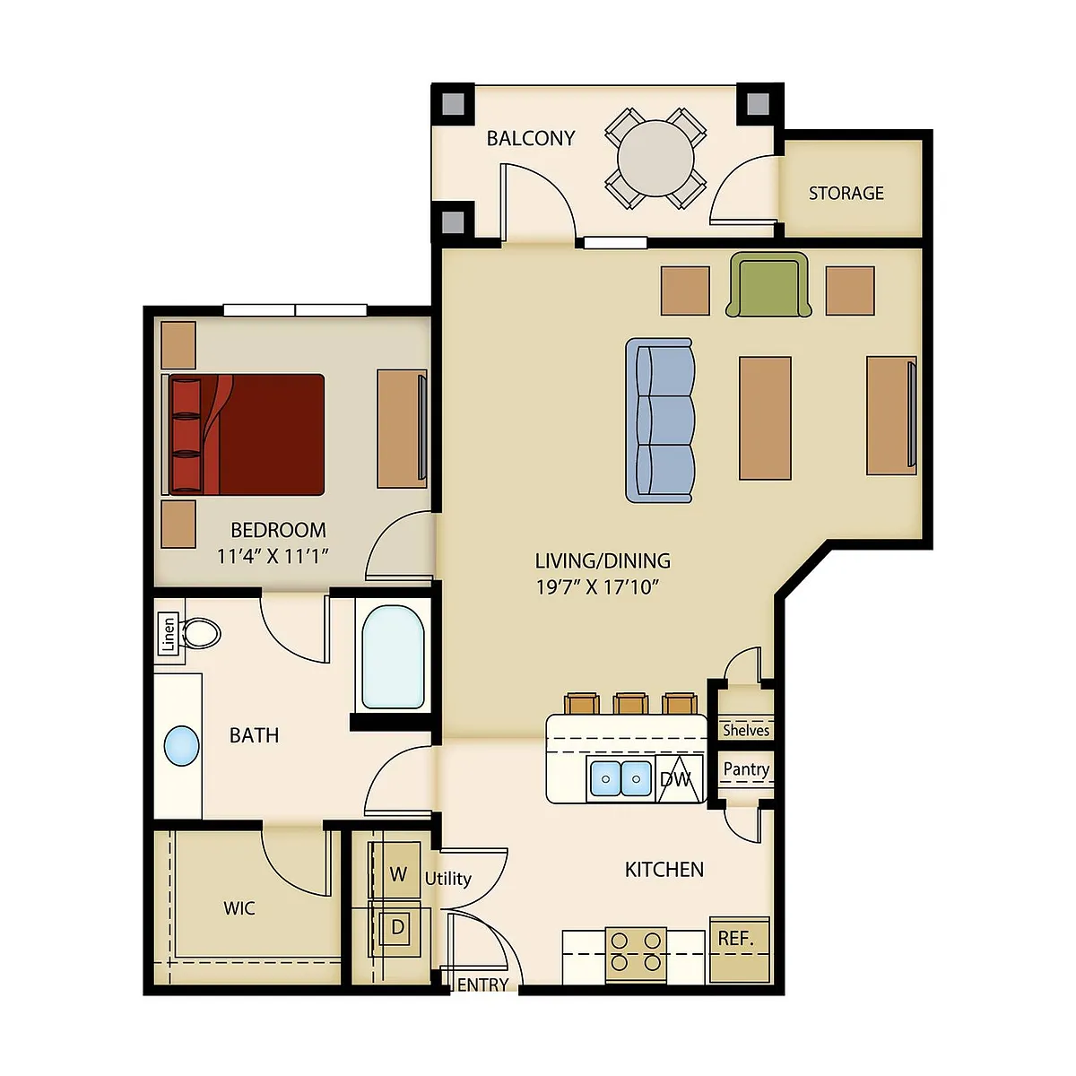 Floor plan A6