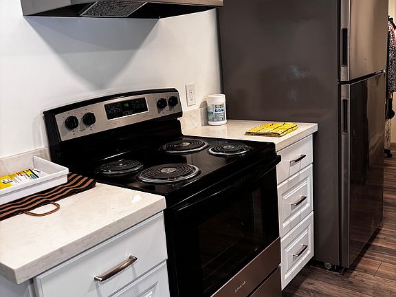 kitchen with laundry