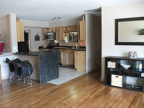 Living room open to kitchen