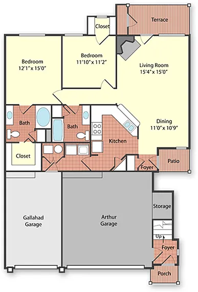 Floor plan Gallahad