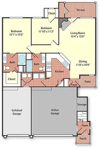 Floor plan Gallahad