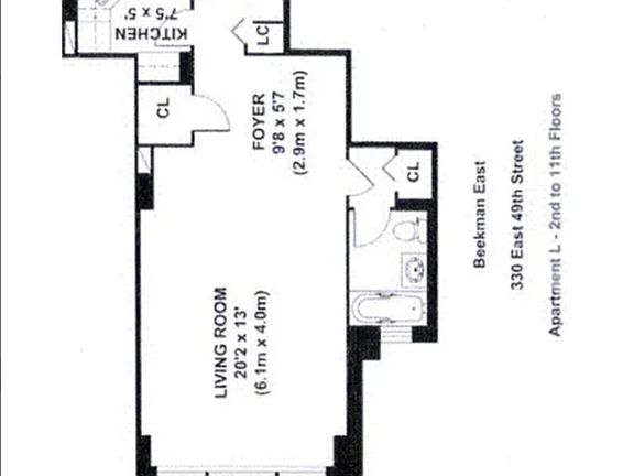 2nd image of 330 E 49th St APT 8L